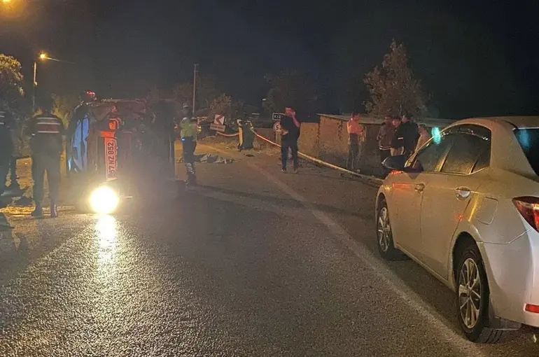 Manyas’ta trafik kazası: 1 ölü, 3 yaralı
