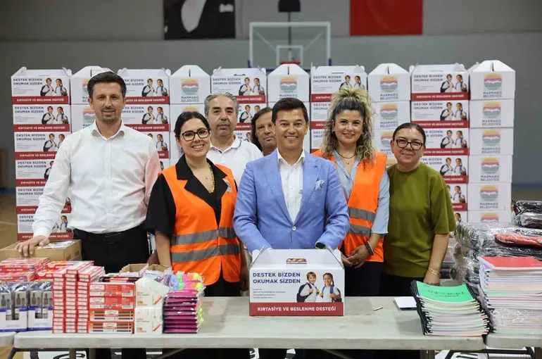 Marmaris’te öğrenciler yeni eğitim yılına destekle başlıyor
