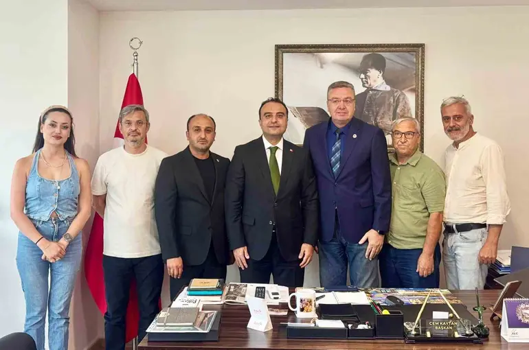 Menteşe Kaymakamı Budan’dan Muğla Büyükşehir Gazeteciler Cemiyeti’ne ziyaret
