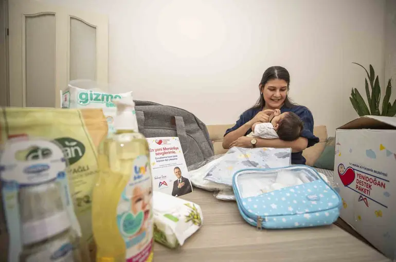 Mersin’de 18 bin aileye ‘Hoş Geldin Bebek’ desteği
