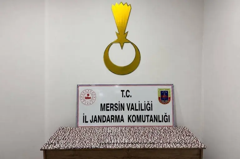 Mersin’de 7 bin 256 sentetik hap ele geçirildi, 1 tutuklama
