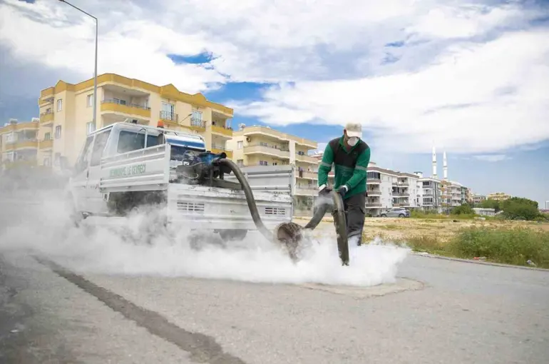 Mersin’de sinek ve haşerelere karşı yoğun mesai
