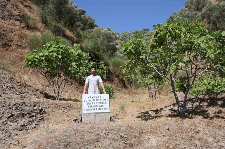 Mezar taşı değil, ‘herkes yesin’ uyarısı
