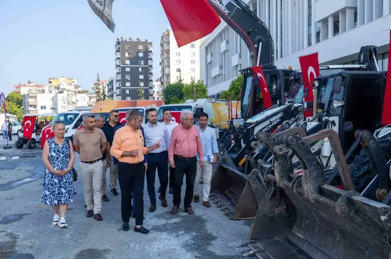 Mezitli Belediyesi araç filosunu güçlendirdi
