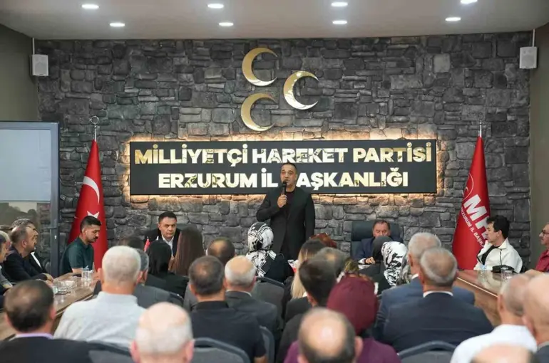 MHP Erzurum’da büyük il kongresi için düğmeye basıldı
