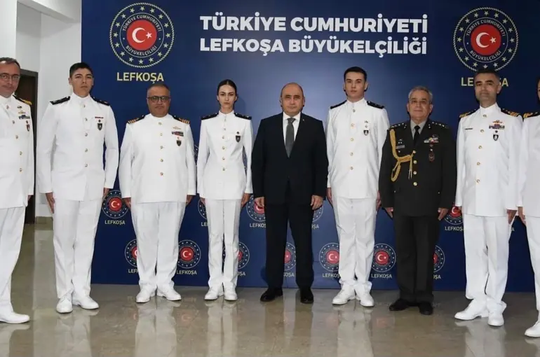 MSÜ Deniz Harp Okulu öğrencilerinden Türkiye’nin Lefkoşa Büyükelçiliği’ne ziyaret
