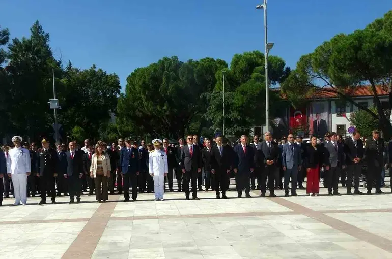 Muğla’da 19 Eylül Gaziler Günü dolayısıyla tören düzenlendi

