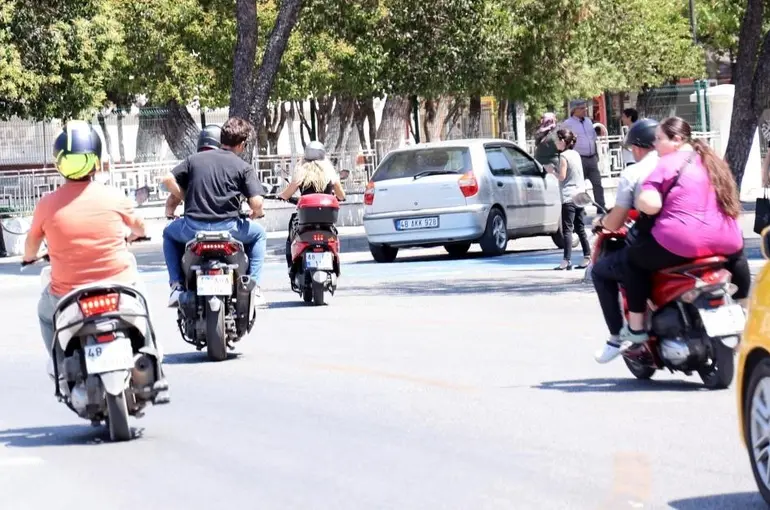 Muğla’da 4 kişiden birisi motosiklet sahibi
