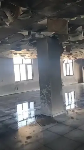Muş’ta taziye evinde yangın çıktı
