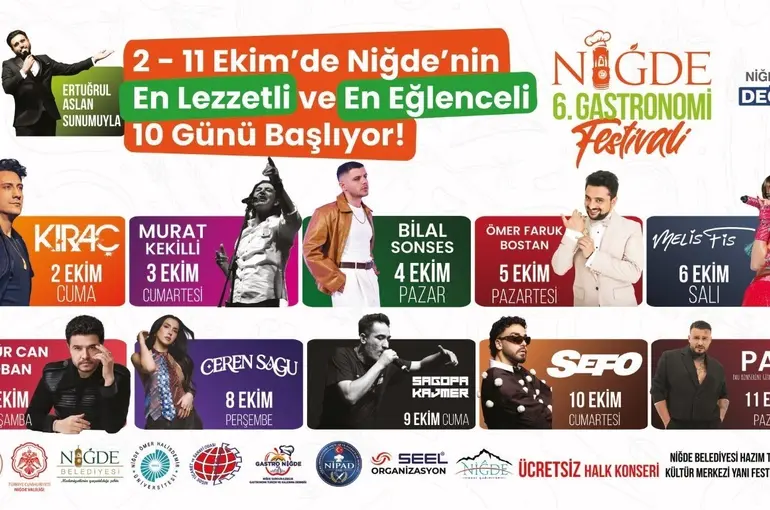 Niğde’de 10 gün sürecek Gastronomi Festivali başlıyor
