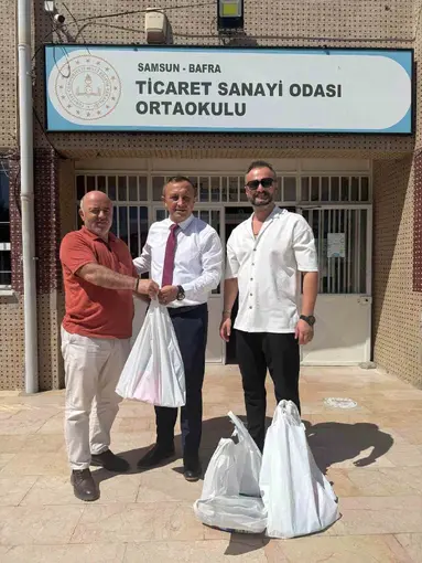 Öğrencilere kırtasiye desteği
