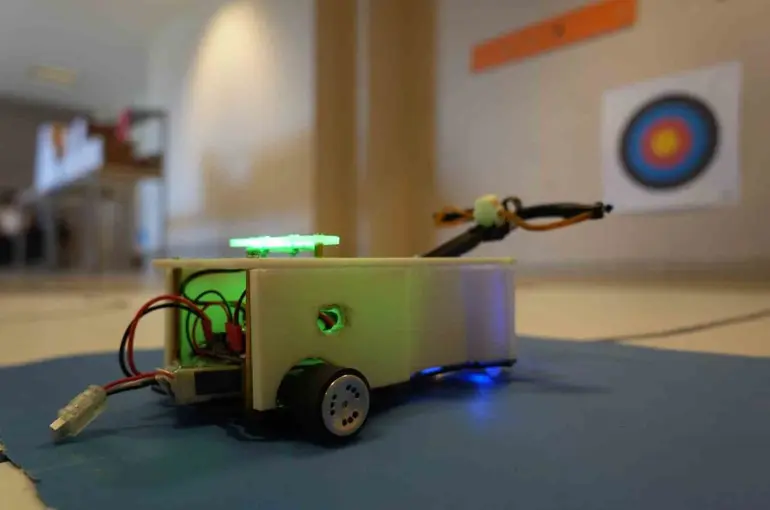 Ok atan ve hedef takip eden robot yaptılar: "Tek rakibimiz Mete Gazoz"
