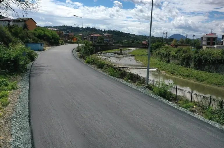 Ordu’da sıcak asfalt çalışmaları

