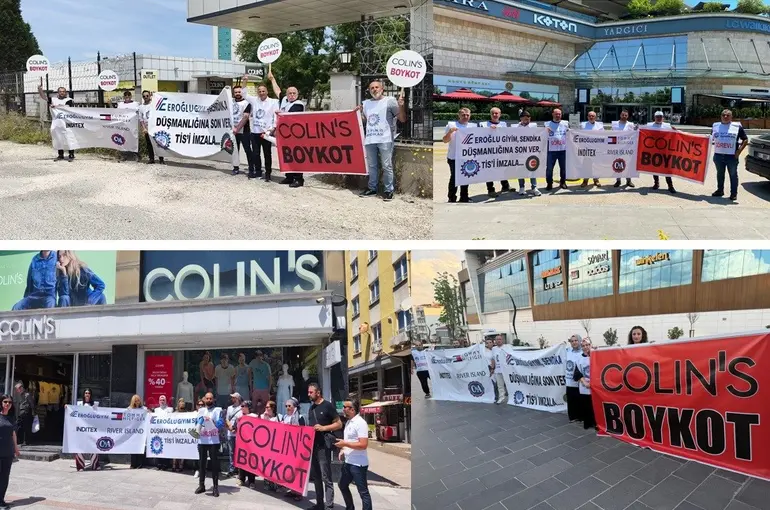 Öz İplik İş Sendikası 36 gündür grevde
