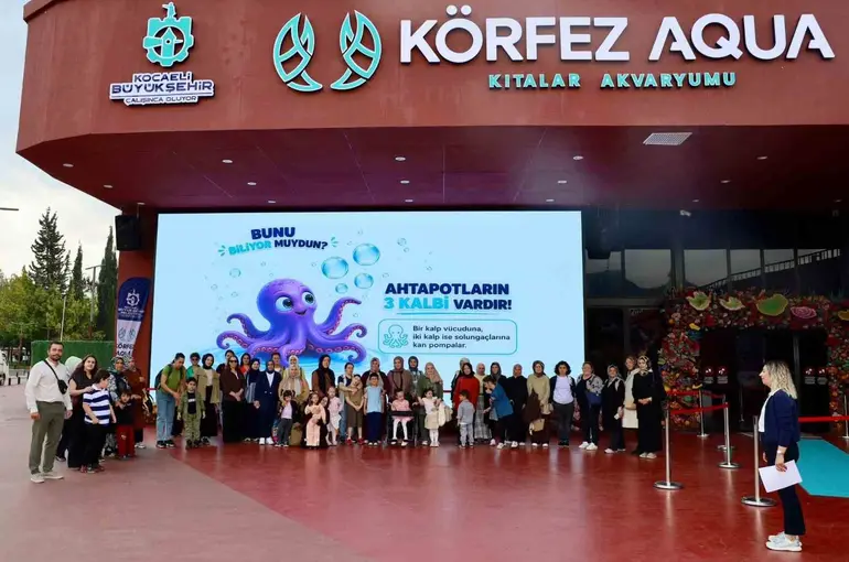 Özel çocuklar su altı dünyası ve bilimle buluştu
