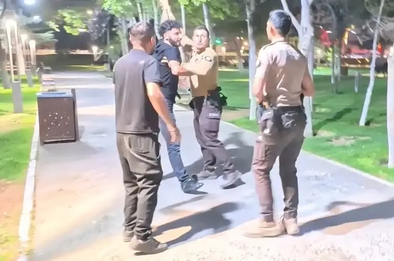 Polis ve bekçilerin alkollü şahıslarla imtihanı karakolda bitti
