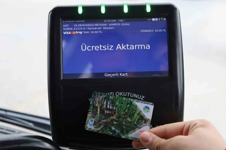 Sakarya’da toplu taşımada vatandaş dostu "Aktarma" sistemi 514 bin kez kullanıldı
