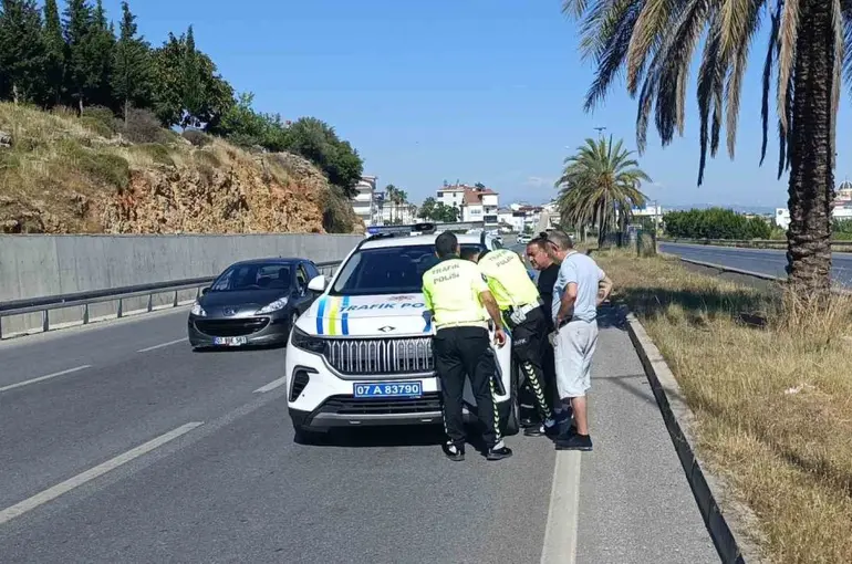 Sara nöbeti geçiren sürücünün ehliyetine el konuldu
