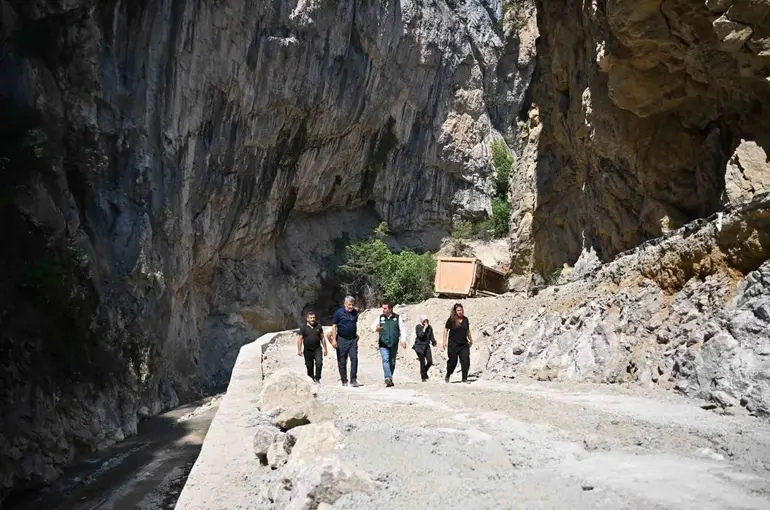 Şeker Kanyonu’nda çalışmalar devam ediyor
