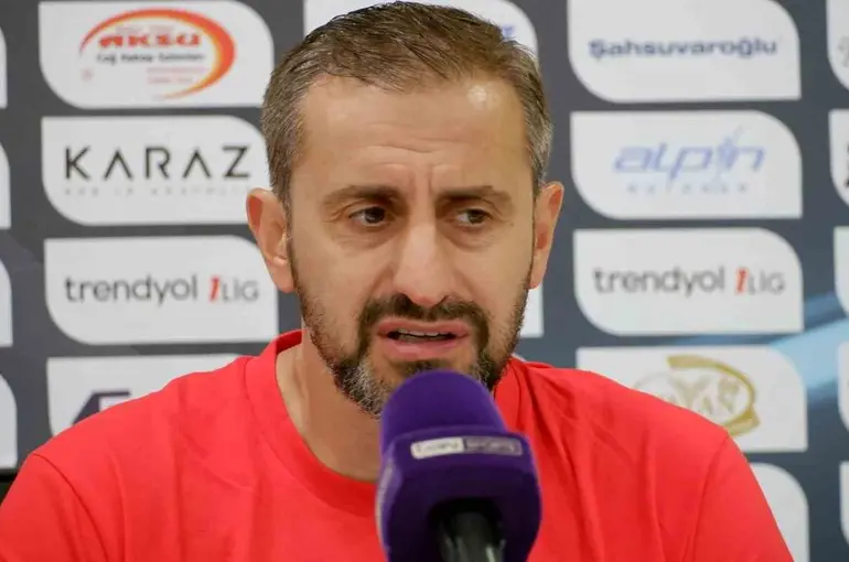 Serkan Özbalta: "Tempoyu yükseltmek isteyen bir takımız"
