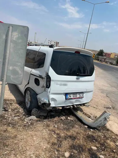 Siirt’te maddi hasarlı trafik kazası
