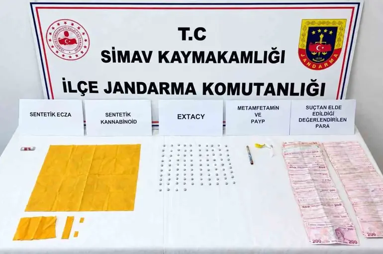 Simav’da uyuşturucu operasyonu
