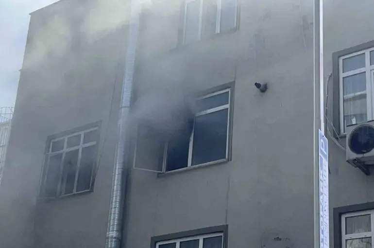 Sinop’ta mutfak yangını
