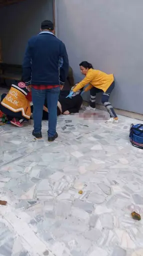 Sinop’ta yüksekten düşen genç yaralandı
