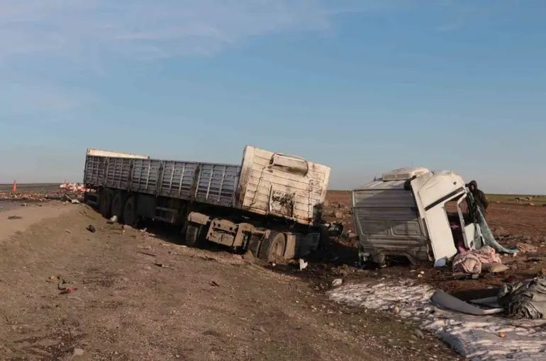 Şırnak’ta iki tır çarpıştı: 2 yaralı
