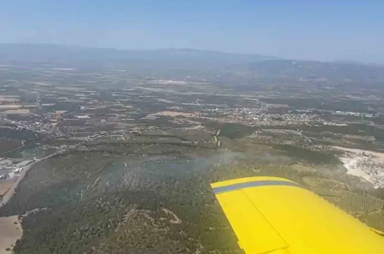 Soma’da orman yangını kontrol altına alındı
