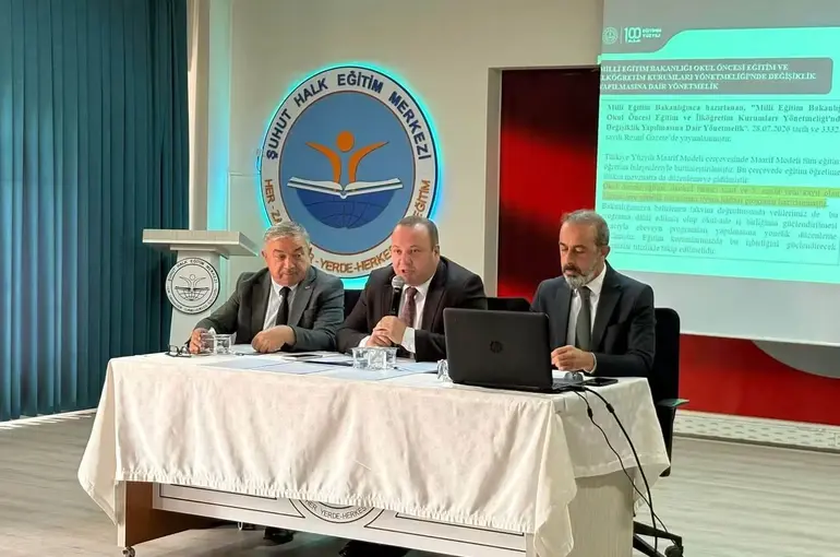 Şuhut’ta yeni eğitim öğretim yılı öncesi güvenlik toplantısı
