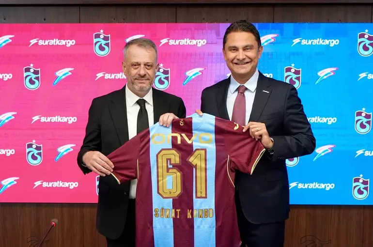 Sürat Kargo, Trabzonspor ile olan sponsorluk iş birliğini iki yıl uzattı
