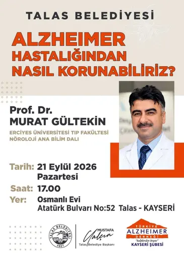 Talas’ta alzheimer hastalığına karşı farkındalık buluşması
