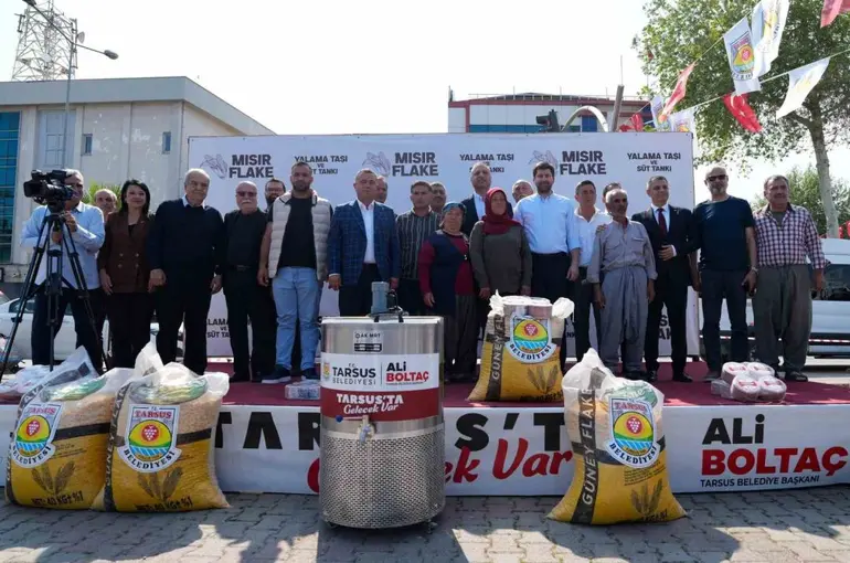 Tarsus Belediyesinden üreticiye destek büyüyor
