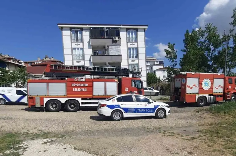 Tekirdağ’da ev yangını
