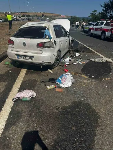 Tekirdağ’da feci kaza: Düğün hazırlığındaki çift yaralandı

