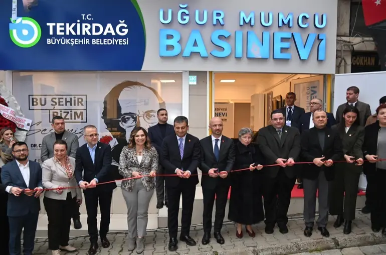 Tekirdağ’da Uğur Mumcu Basınevi açıldı
