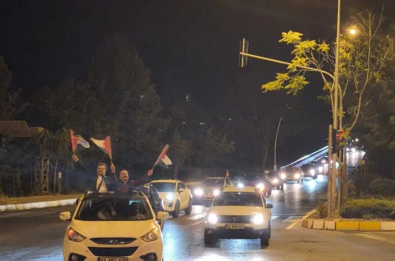 Tunceli’de Filistin’e destek konvoyu
