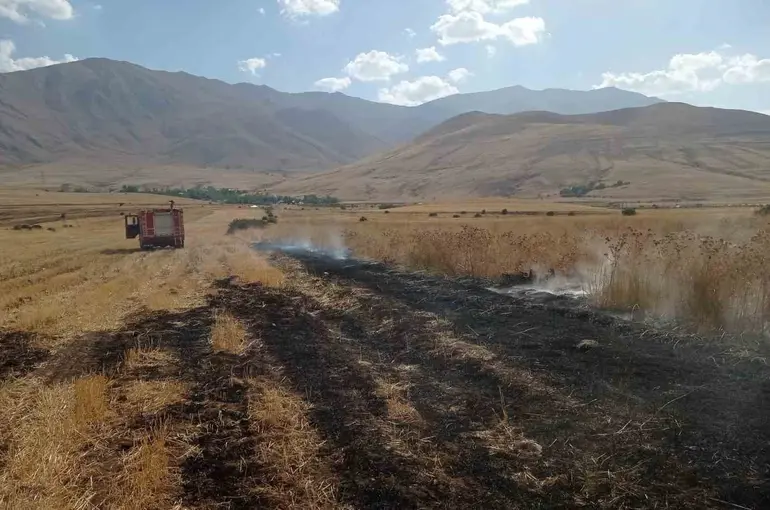 Van’da örtü üstü yangını
