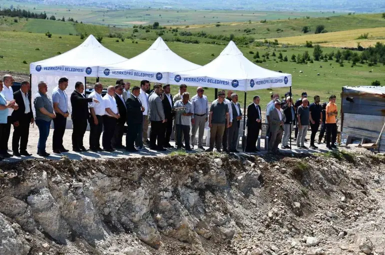 Vezirköprü OSB’de ilk temel heyecanı
