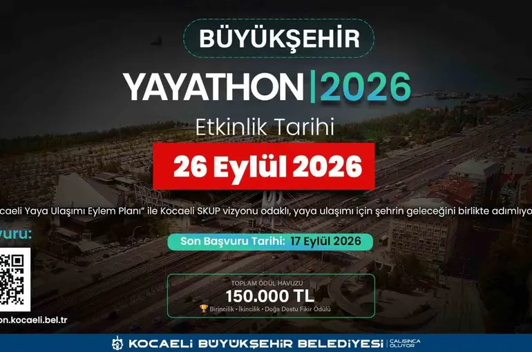 Yaya ulaşımına yenilikçi çözümler arayan yarışmada büyük ödül 150 bin TL
