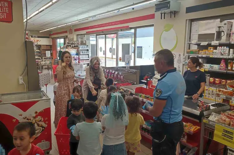 Zabıta Haftası’nda miniklerden anlamlı denetim
