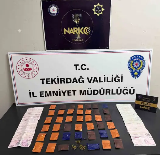 Zehri cips paketine ve ıslak mendile gizlemişler: Tekirdağ’da zehir tacirlerine darbe
