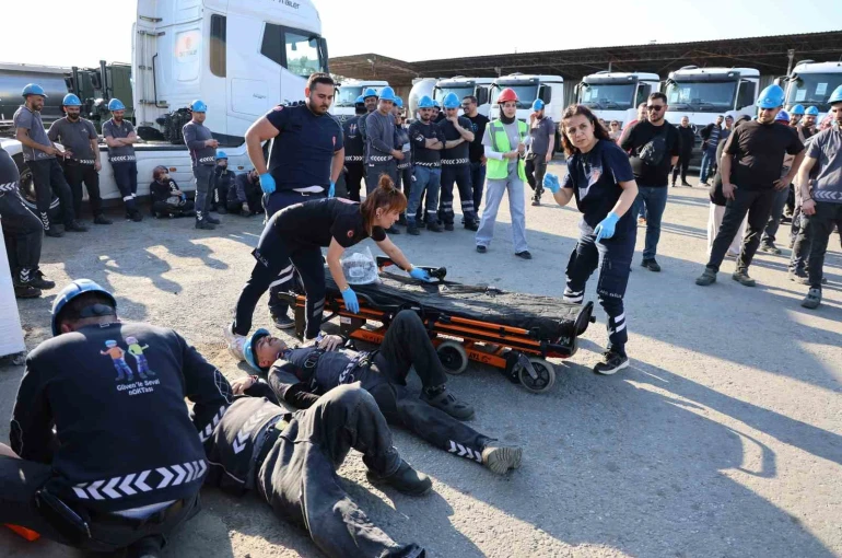 112 görevlileri tatbikatı gerçek zannetti 