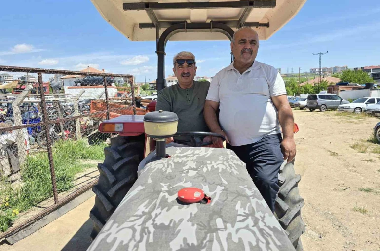 17 yıl önce Ankara’da çalınan traktörleri, Yozgat’ta ortaya çıktı