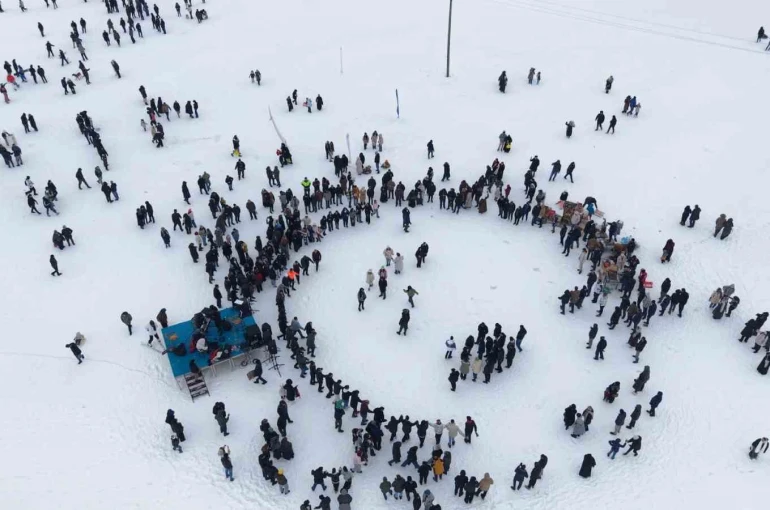 2 bin 400 rakımlı Aydıntepe Yaylası’nda kış festivali coşkusu 