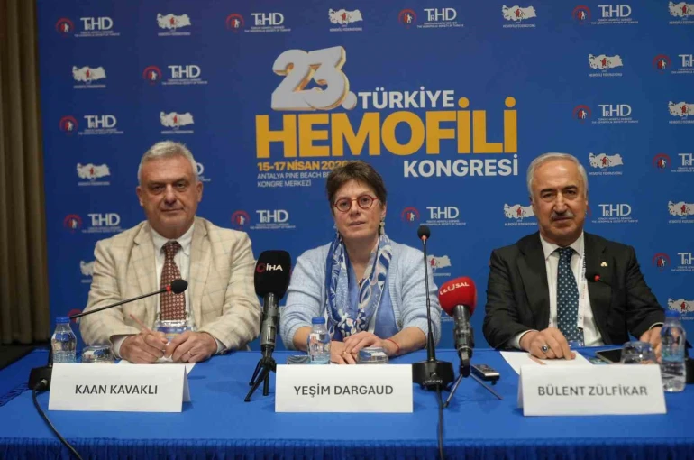 23. Türkiye Hemofili Kongresi Antalya’da başladı 
