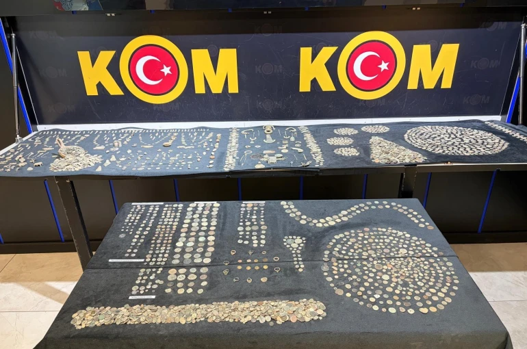 30 milyon liralık tarihi eser ele geçirildi