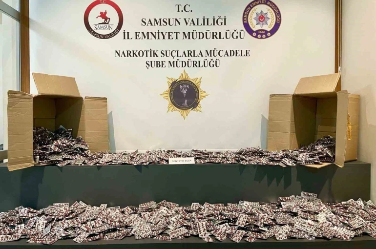 46 bin uyuşturucu hap ele geçirildi