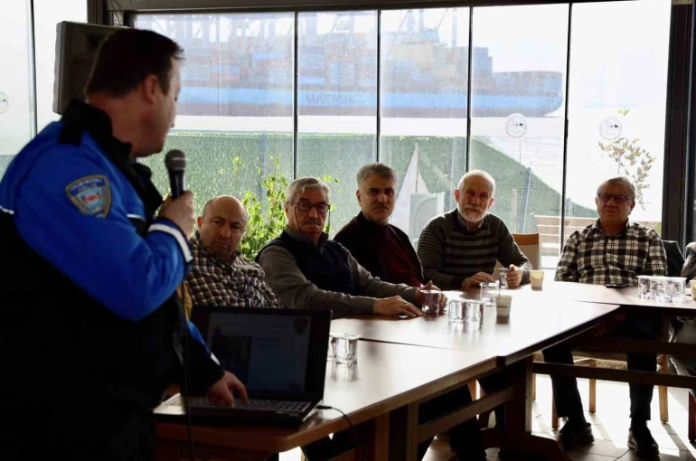 60+ Aktif Yaşlanma Kulübü’nde güvenlik bilgilendirme programı 